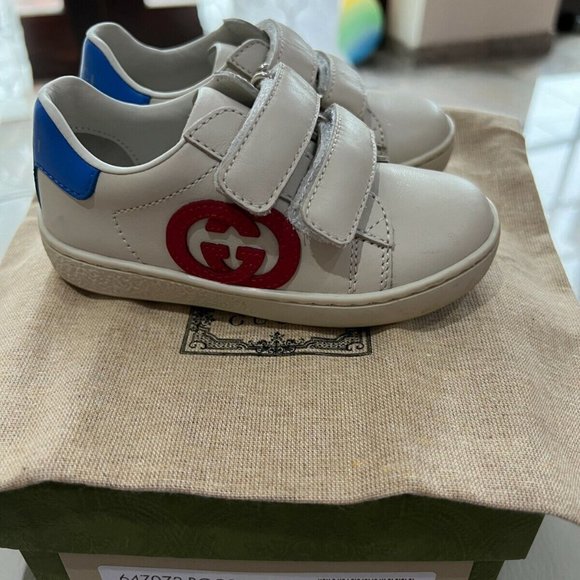 Gucci Unisex Toddler Luxury Ace Sneaker Size 22